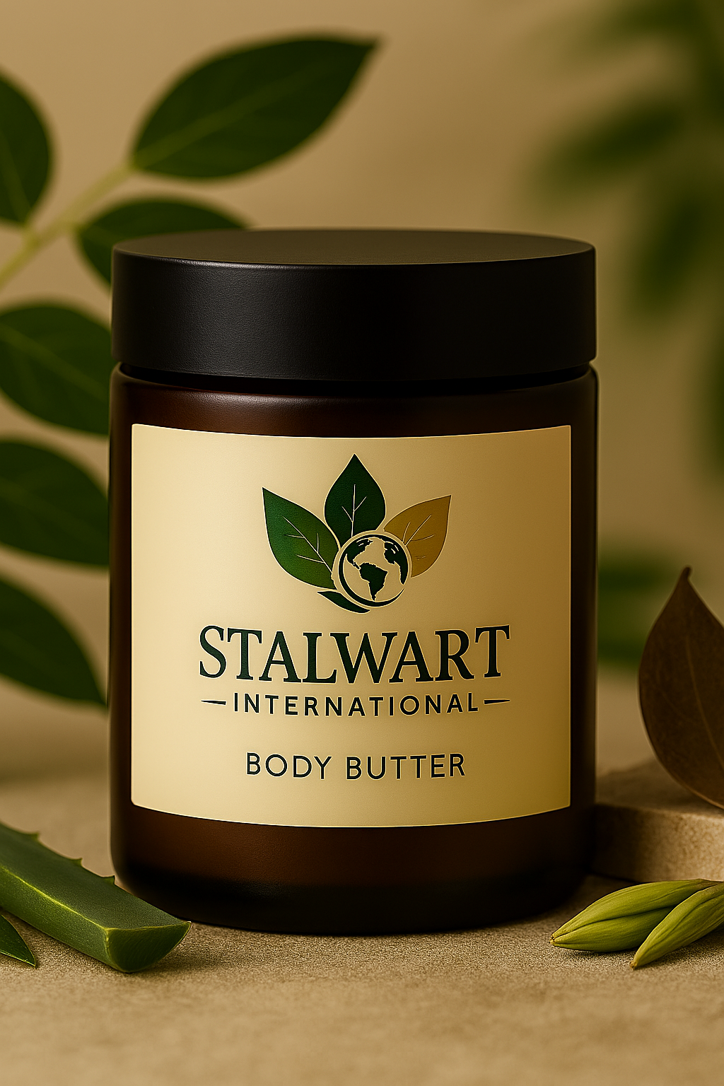 Stalwart International body butter jar